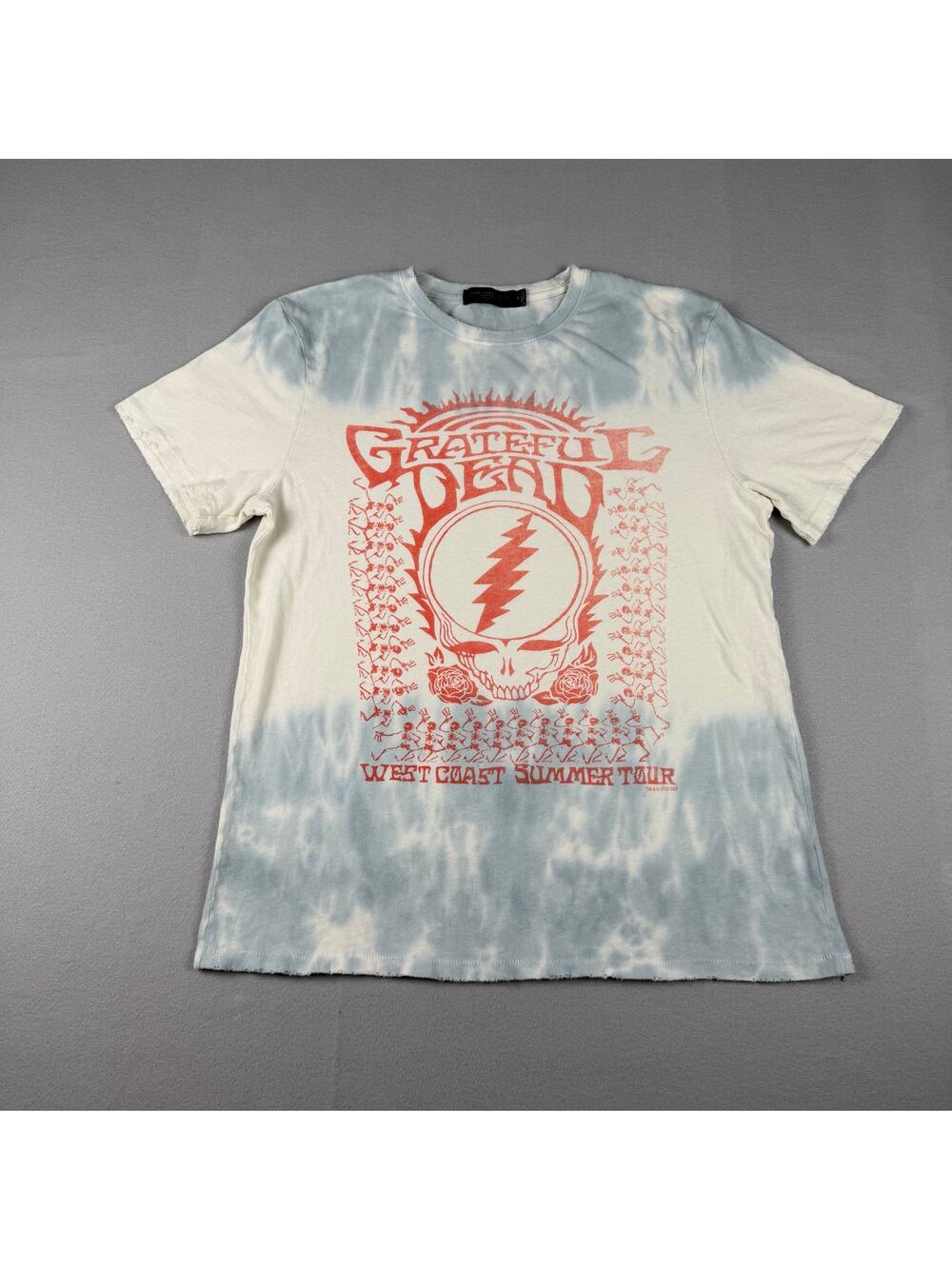Grateful Dead West Coast Summer Tour Tie Dye Tee M